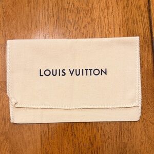 Louis Vuitton Cream Dust Bag